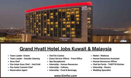 Grand Hyatt Hotel Jobs Kuwait & Malaysia